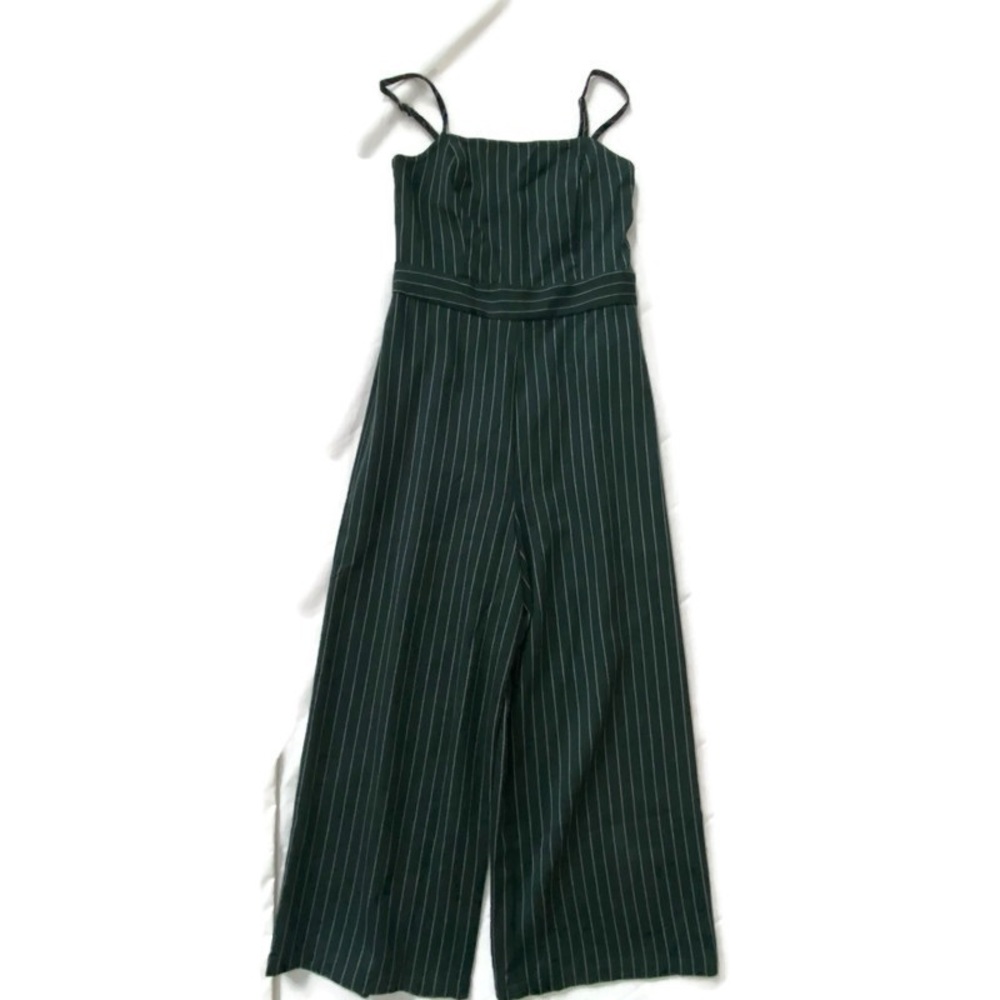 Green Striped Jumsuit